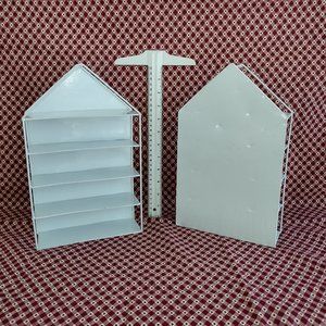 2 TARGET bullseye playground white metal TREE ADVENT COUNTDOWN STAND